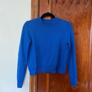 Banana Republic Vibrant Blue Crew Neck Sweater